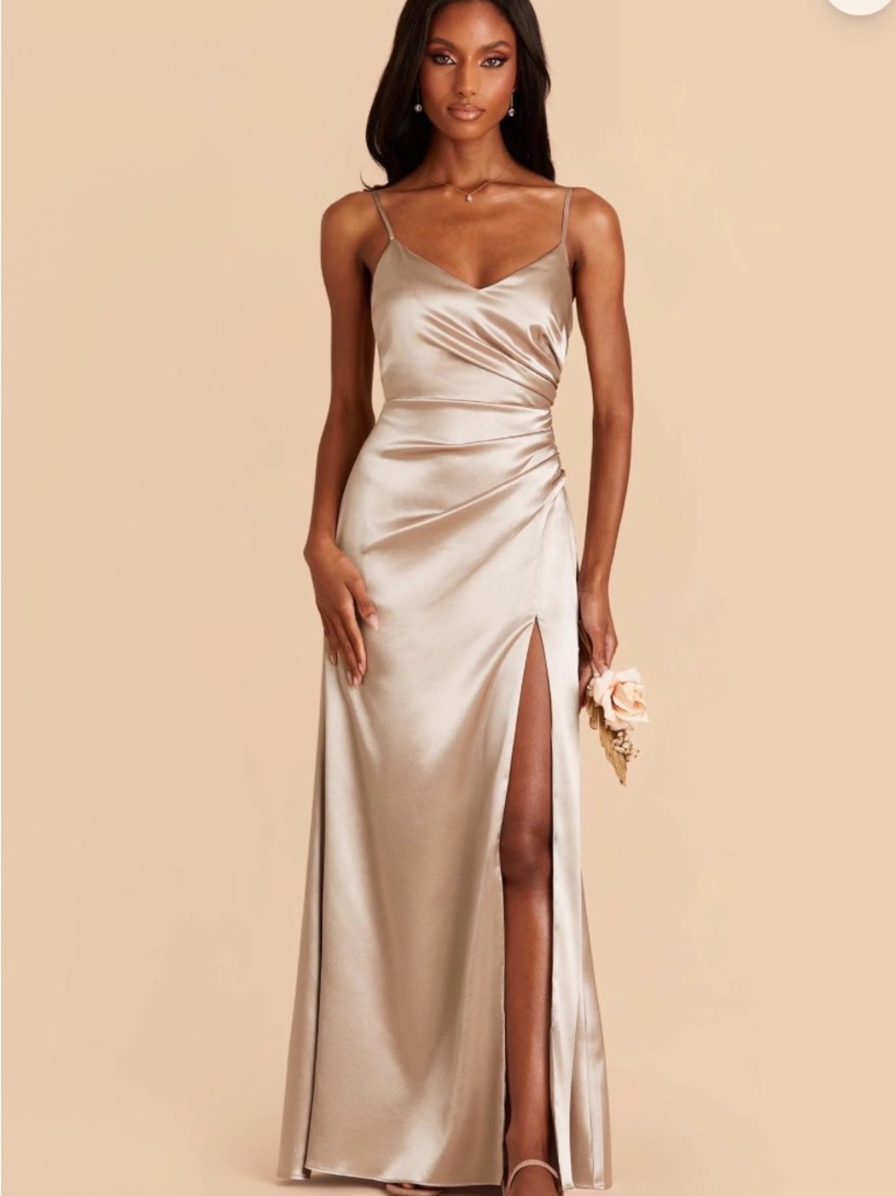 Birdy Grey Champagne Satin Dress